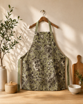 Delantal Toile Conejos Verde
