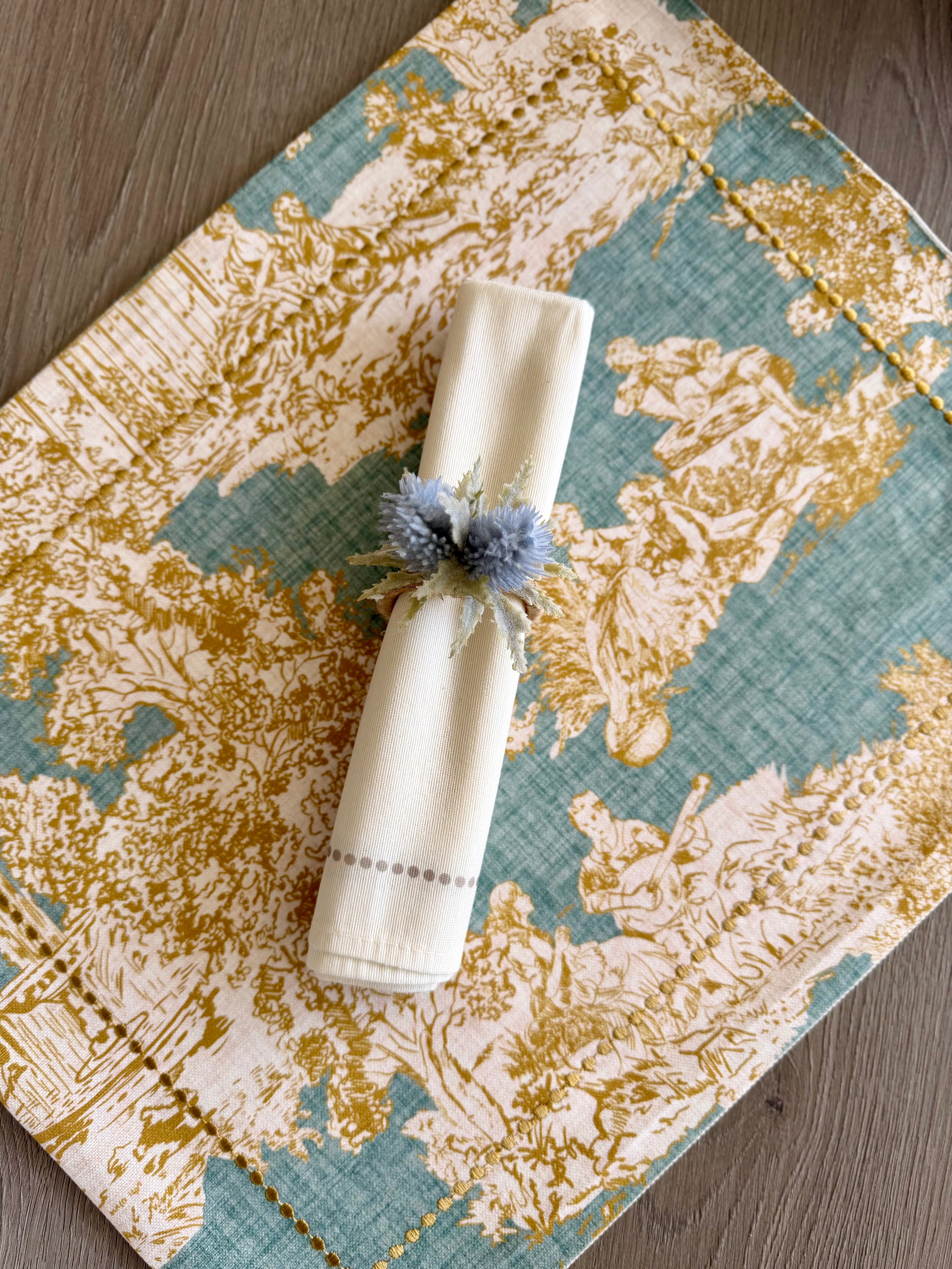 Set de Mesa Toile de Jouy Agua