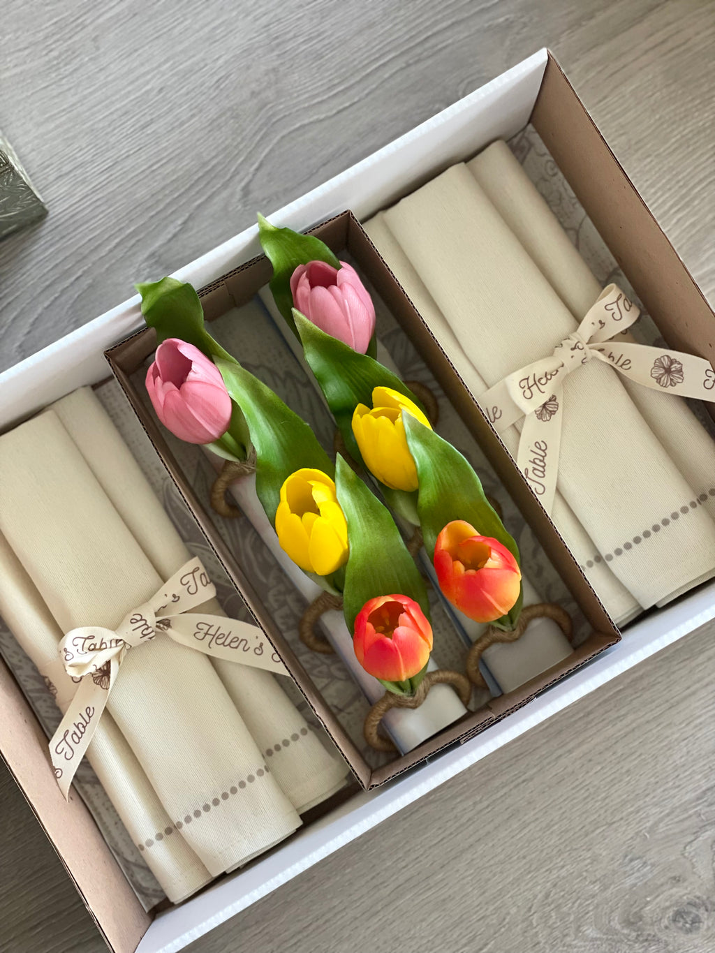 Servilleteros Tulipanes