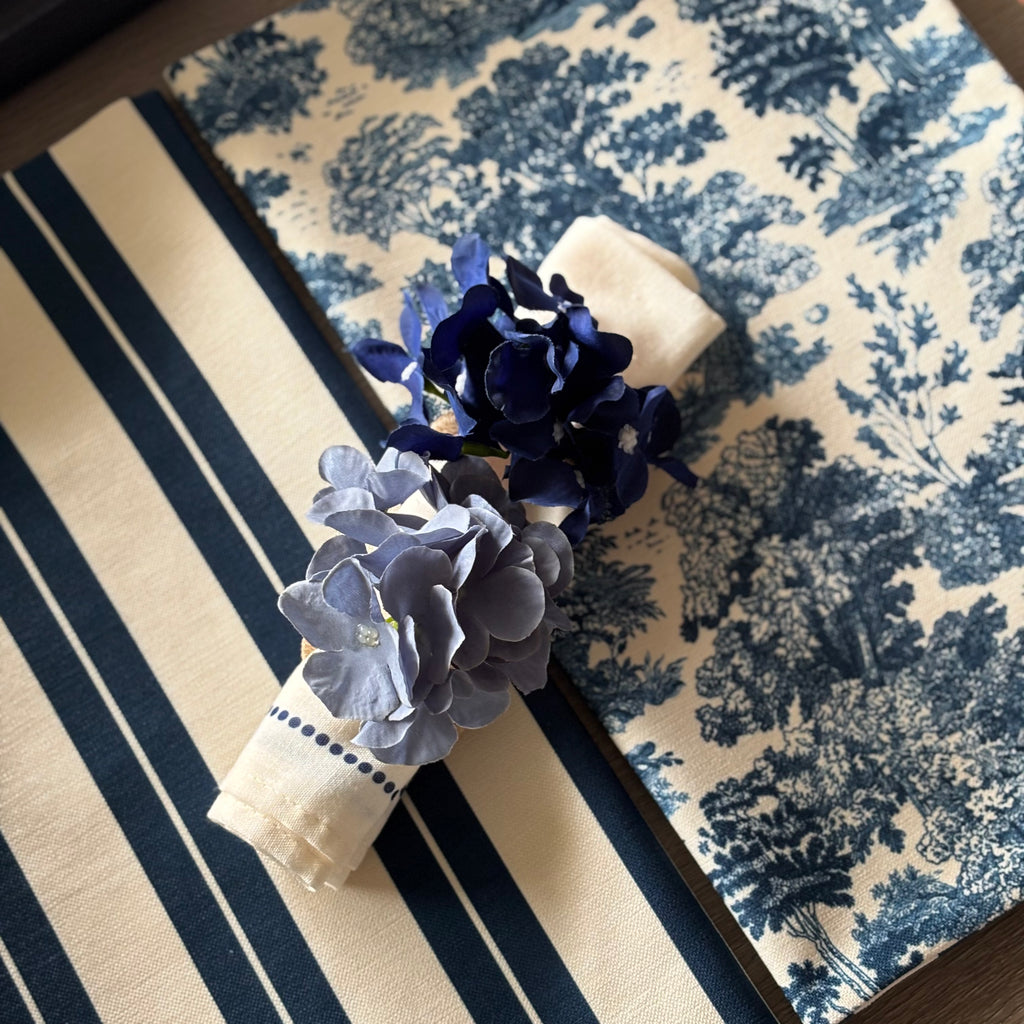 Set de Mesa Entre Ramas Azul